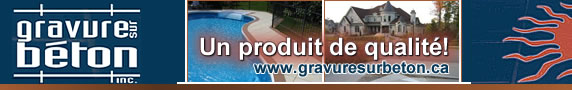 Gravure sur beton