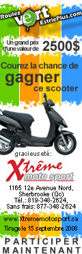 Concours - Roulez VERT EstriePlus.com