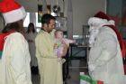 Distribution de jouets de la fondation Bertrand Fabi au CHUS.
