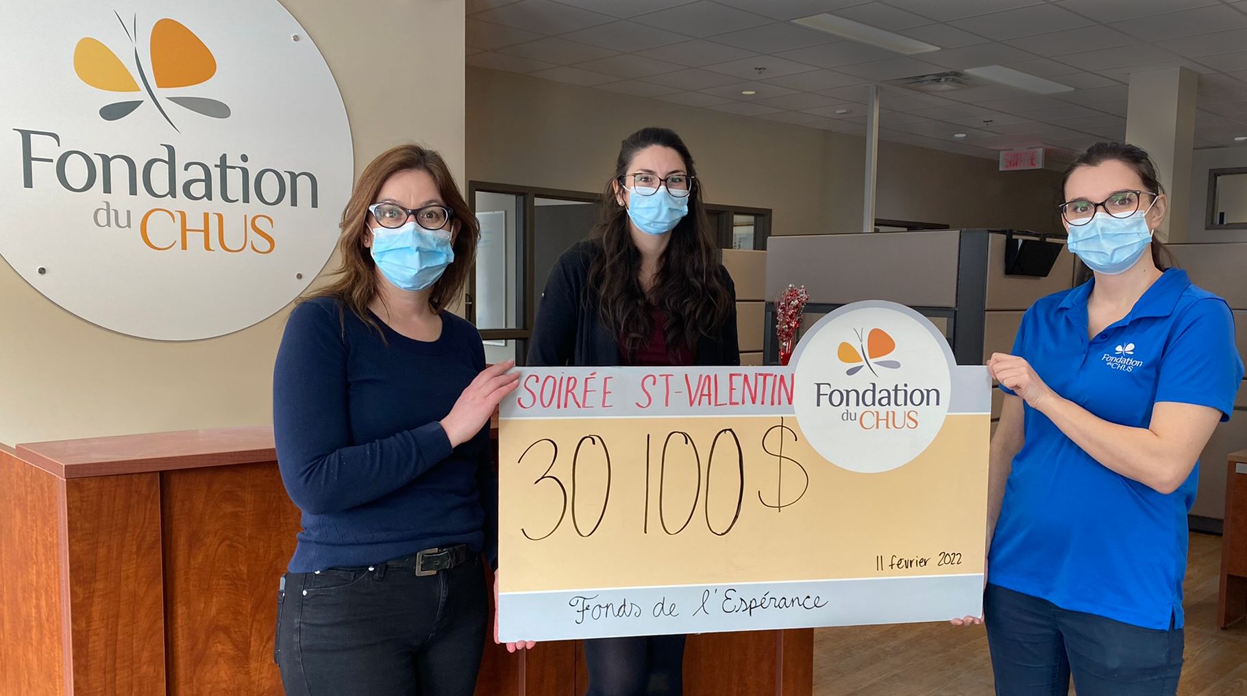 Plus de 30,000$ pour la St-Valentin à la Fondation du CHUS - ACTUALITÉS ...