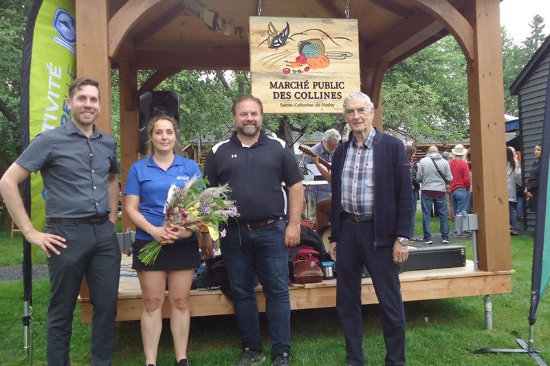 La nouvelle Place du Marché est maintenant ouverte à SainteCatherine