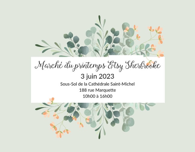 Le marché ETSY Sherbrooke