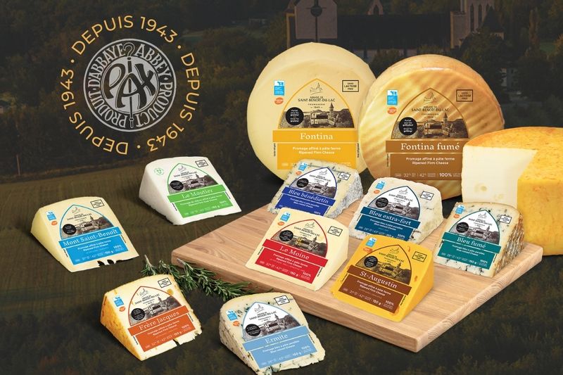 Nouvelle image pour les 80 ans des fromages de l'Abbaye de SaintBenoît