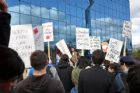 Manifestation r�gionale contre la hause des frais de scolarit�