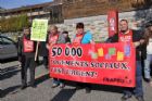 Manifestation et marche fun�bre - Sherbrooke