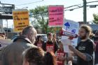 Manifestation et marche fun�bre - Sherbrooke