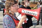 Manifestation et marche fun�bre - Sherbrooke