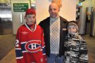 Des enfants en p�diatrie du CHUS partent aux Canadiens