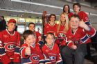 Des enfants en p�diatrie du CHUS partent aux Canadiens