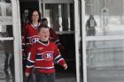 Des enfants en p�diatrie du CHUS partent aux Canadiens