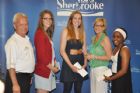 Remise de bourses aux athltes ambassadeurs en sport amateur  Htel de ville  de Sherbrooke 						