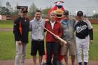 Match d'ouverture des Expos de Sherbrooke de la Ligue de baseball senior lite du Qubec