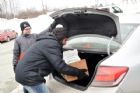 Distribution de paniers de Pques Fondation Rock-Guertin