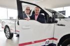 Guy Lafleur immortalis sur un Ford  F-150