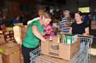 Distribution des paniers de la rentre Fondation Rock-Guertin