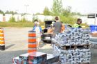 Distribution des paniers de la rentre Fondation Rock-Guertin