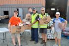 Distribution des paniers de la rentre Fondation Rock-Guertin