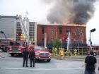 Incendie majeur au centre-ville de Sherbrooke