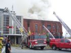 Incendie majeur au centre-ville de Sherbrooke