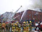 Incendie majeur au centre-ville de Sherbrooke