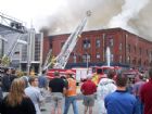 Incendie majeur au centre-ville de Sherbrooke