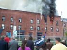 Incendie majeur au centre-ville de Sherbrooke
