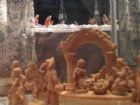 Atelier de fabrication de cr�ches de No�l
