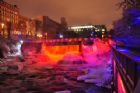 Barrage Ab�naquis en lumi�re