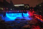 Barrage Ab�naquis en lumi�re