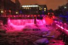 Barrage Ab�naquis en lumi�re