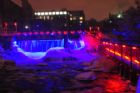 Barrage Ab�naquis en lumi�re