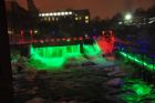 Barrage Ab�naquis en lumi�re