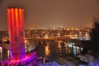 Barrage Ab�naquis en lumi�re
