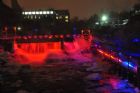 Barrage Ab�naquis en lumi�re