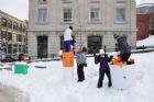 Sculptures sur neige Mont Notre-Dame Sherbrooke