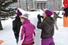 Sculptures sur neige Mont Notre-Dame Sherbrooke