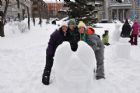 Sculptures sur neige Mont Notre-Dame Sherbrooke