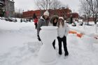 Sculptures sur neige Mont Notre-Dame Sherbrooke
