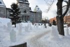 Sculptures sur neige Mont Notre-Dame Sherbrooke