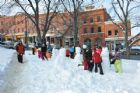 Sculptures sur neige Mont Notre-Dame Sherbrooke