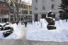 Sculptures sur neige Mont Notre-Dame Sherbrooke