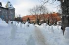 Sculptures sur neige Mont Notre-Dame Sherbrooke