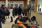 Cueillette d'�quipement de hockey - palais des sports