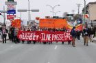 Conf�rence et manifestation - Budget provincial 2010 - Sherbrooke