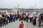 Conf�rence et manifestation - Budget provincial 2010 - Sherbrooke