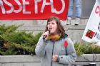 Conf�rence et manifestation - Budget provincial 2010 - Sherbrooke