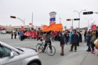 Conf�rence et manifestation - Budget provincial 2010 - Sherbrooke