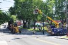 Transport d'un transformateur vers le centre de distribution St-�lie