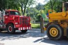 Transport d'un transformateur vers le centre de distribution St-�lie