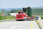 Transport d'un transformateur vers le centre de distribution St-�lie